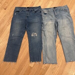 Kut from the Kloth Distressed Ankle Jeans Bundle